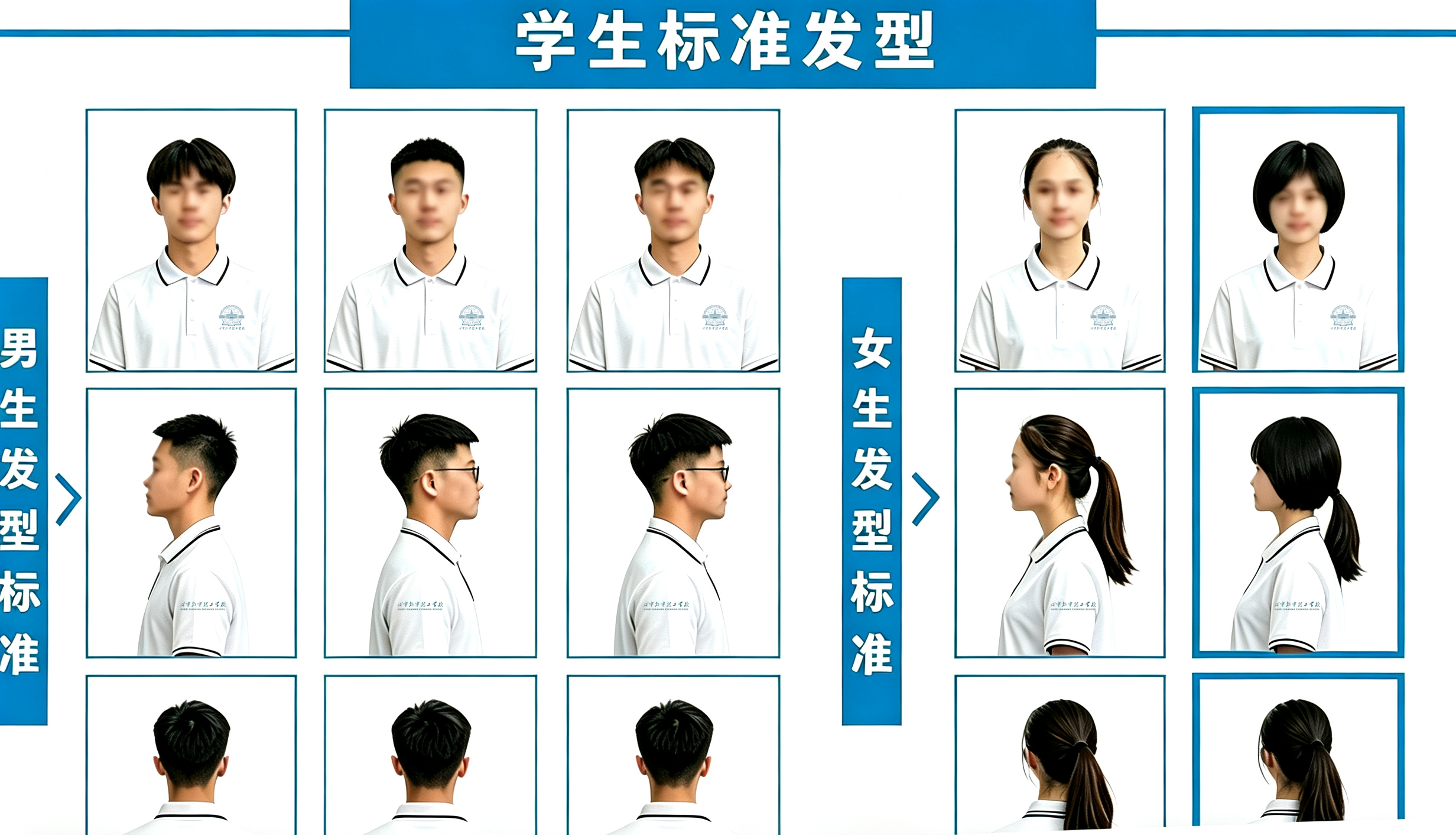 正仪容 展新风｜咸宁振宁技工学校新学期仪容仪表规范指南(图1)